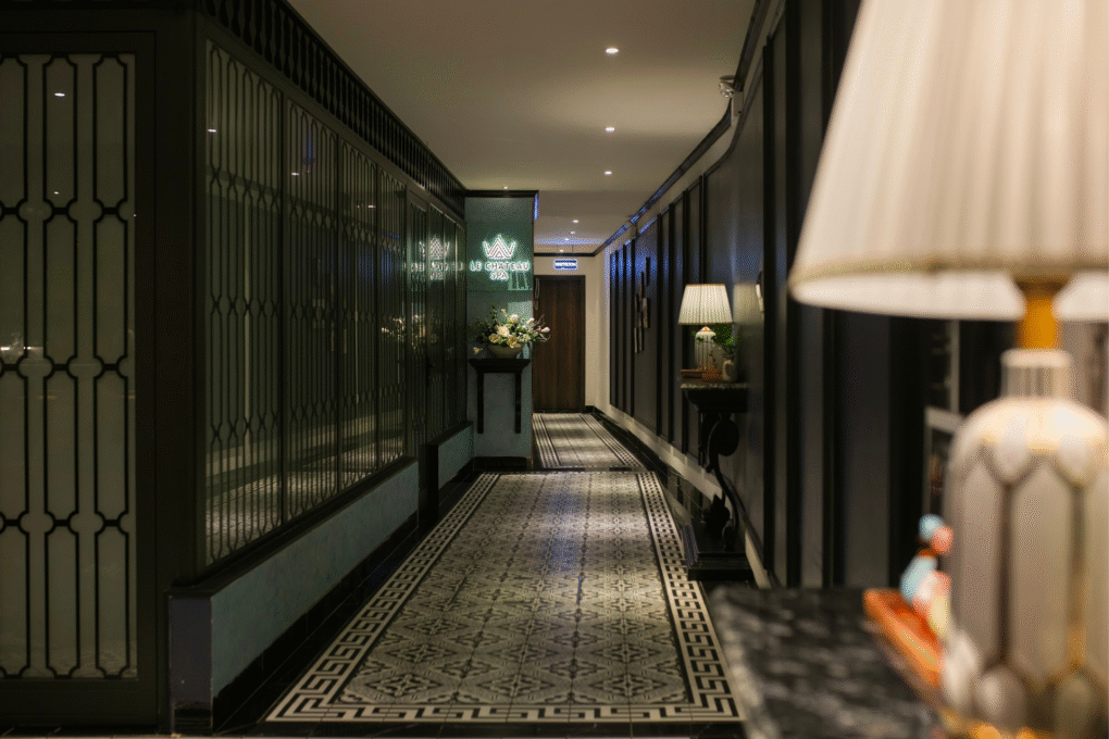 Lobby at Hotel Château de Hanoi – elegant boutique hotel in Hanoi Old Quarter